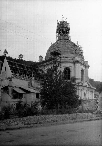 Réfection des charpentes de la coupole et de l'aile gauche