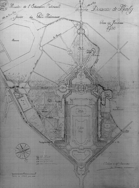 Plan des jardins