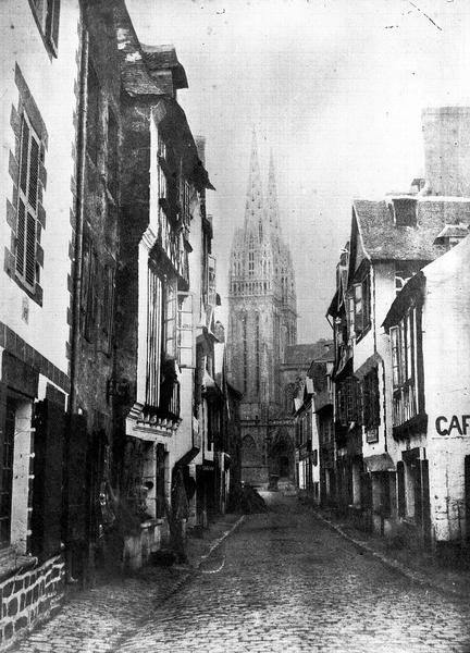 Tours clocher côté sud, vues de la rue Sainte-Catherine