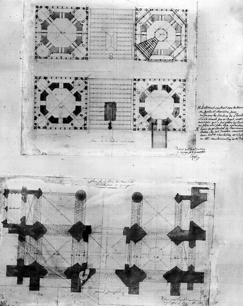 Plan de la galerie supérieure de la tour