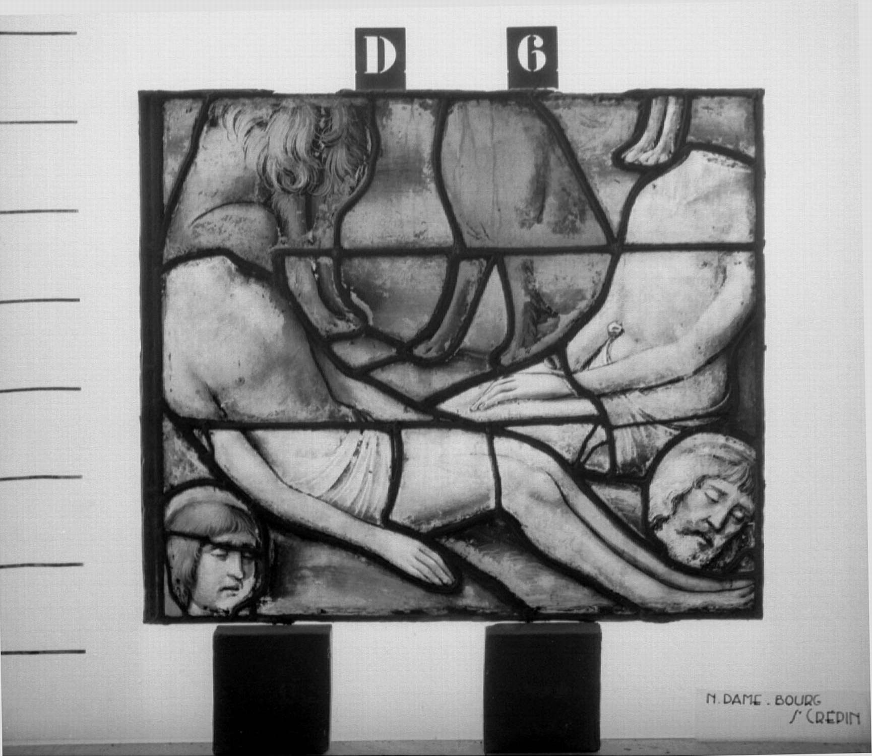 Vie de saint Crépin et saint Crépinien, panneau de vitrail D 6