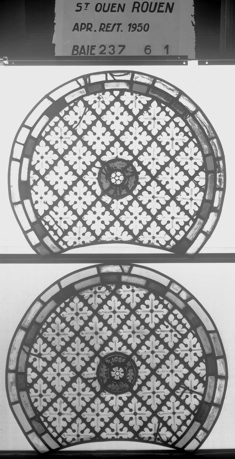 Prophètes, baie 237, panneau de vitrail 1 6