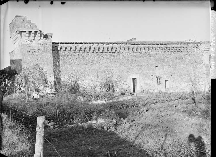 Donjon et remparts, face sud