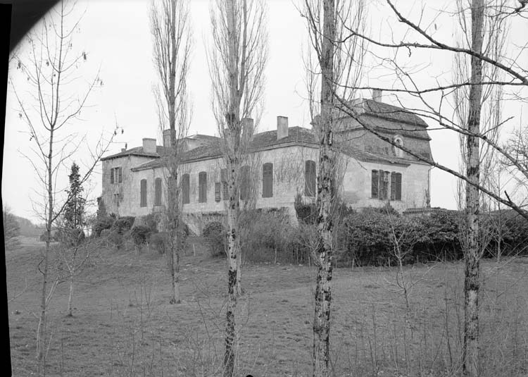 Façade postérieure sud, ensemble