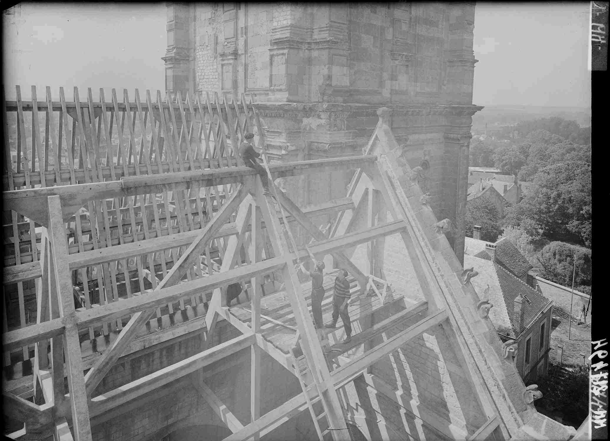 Construction de la charpente