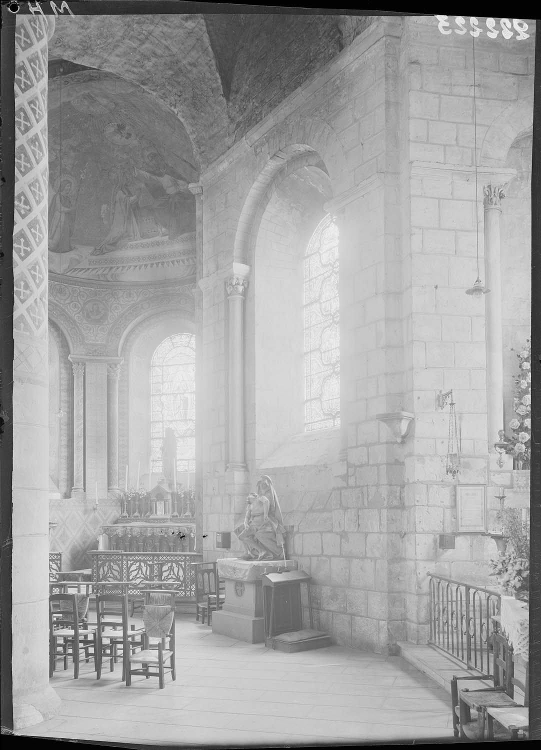 Intérieur, chapelle absidiale, partie sud-est du déambulatoire