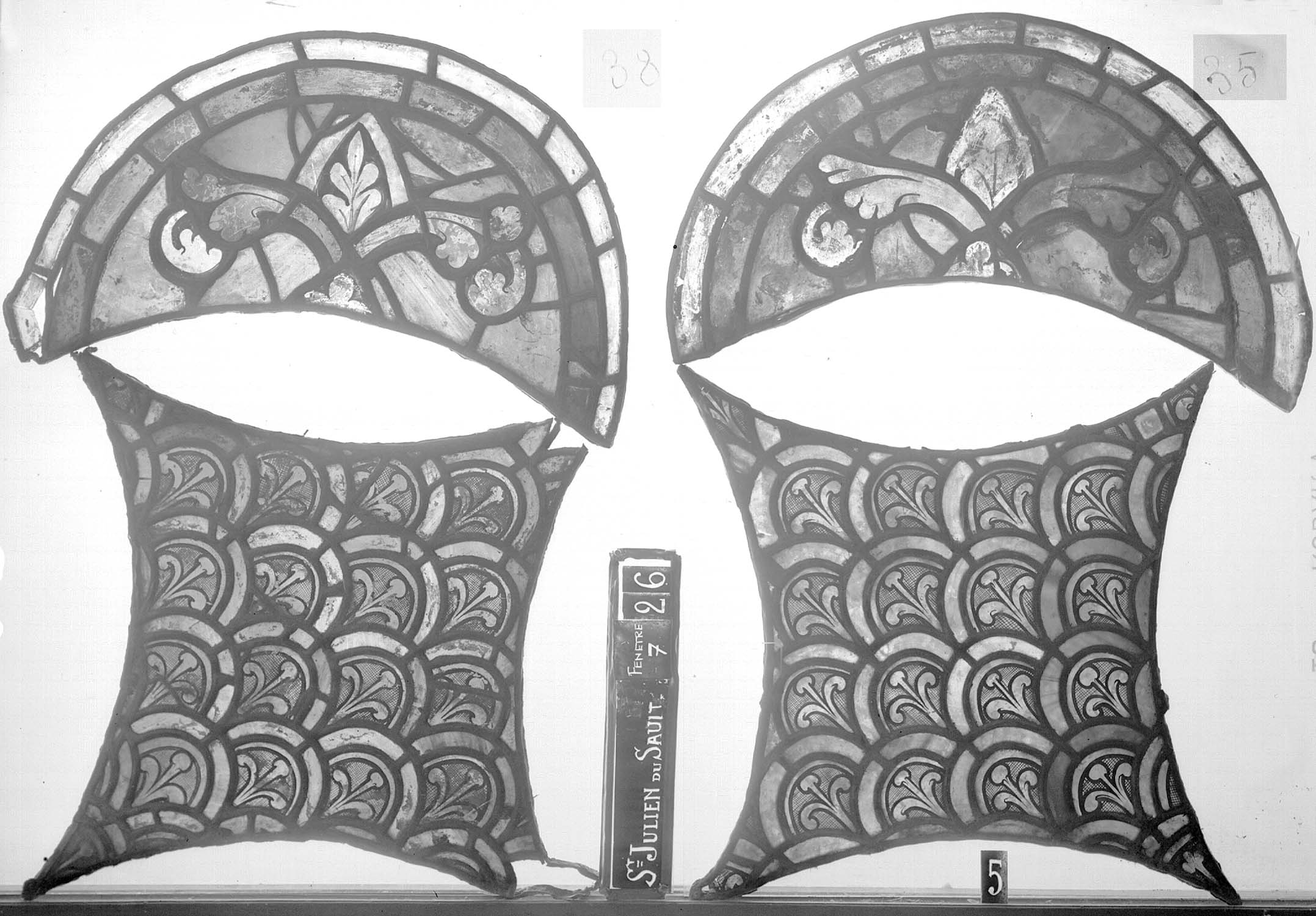 Baie 7, panneau de vitrail 5 26