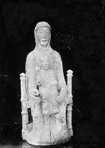 statue-reliquaire : Vierge en majesté