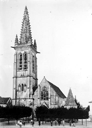 Clocher et façade ouest