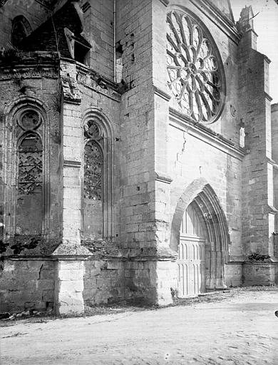 Façade de l'abside côté nord