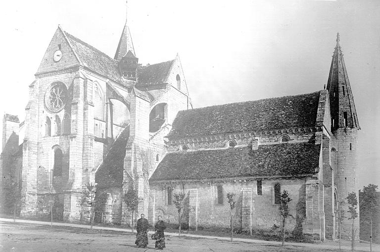 Façade nord : Transept