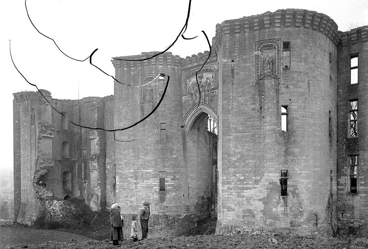 Porte fortifiée ou porte ouest côté nord