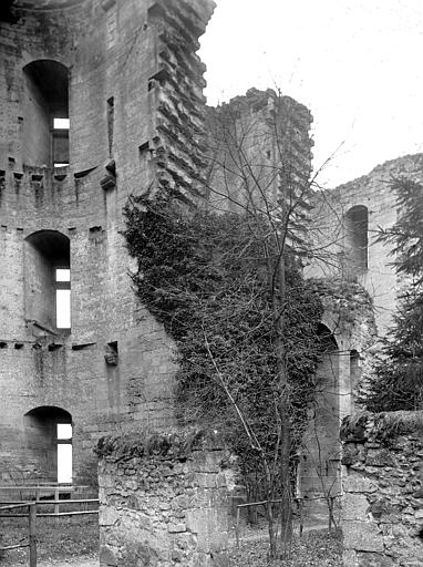 Ruines de la partie intérieure du château