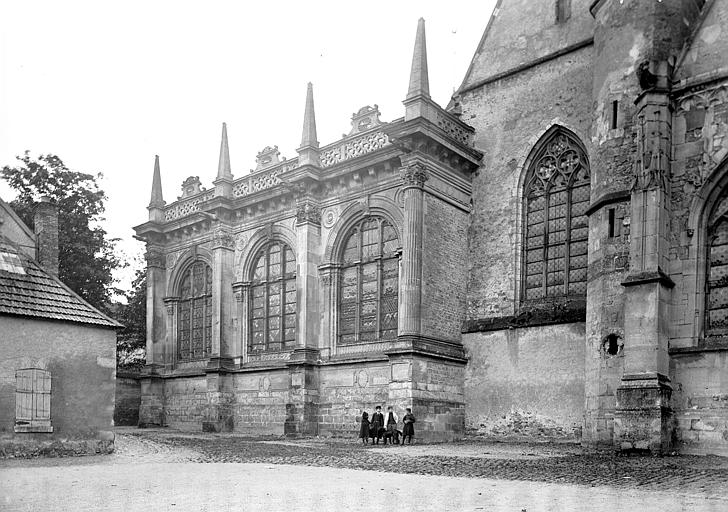 Façade nord : partie côté ouest