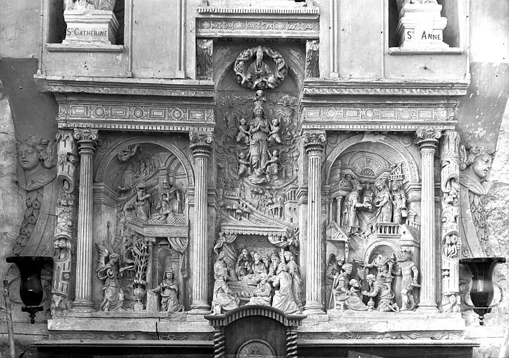 Retable du bas-côté nord : haut-relief - © Ministère de la Culture (France), Médiathèque du patrimoine et de la photographie, diffusion RMN-GP