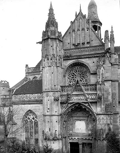 Transept nord : ensemble de la façade