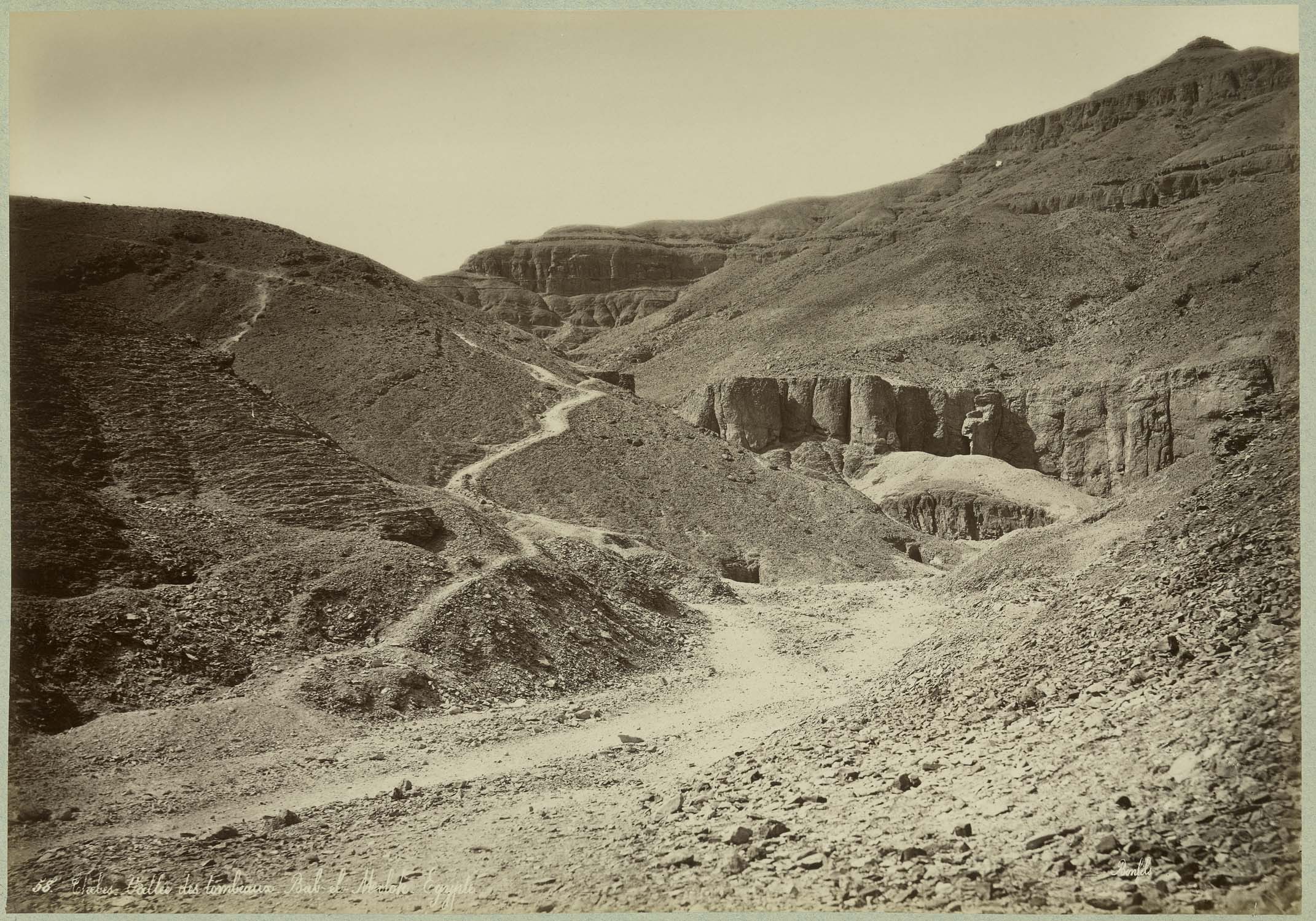 Bab el Molouk, vue d'ensemble sur la vallée des Rois