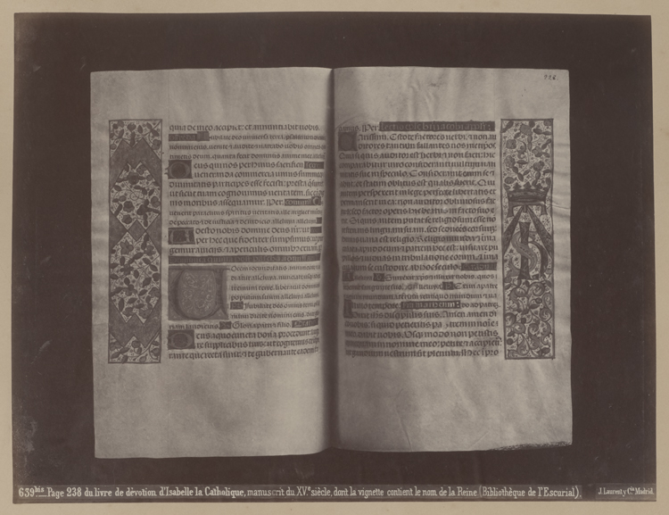 Livre de dévotion d’Isabelle la Catholique, manuscrit du XVe siècle, page 238