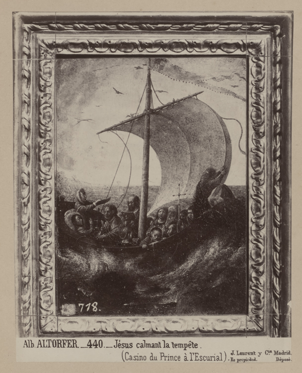 Tableau : Jésus calmant la tempête