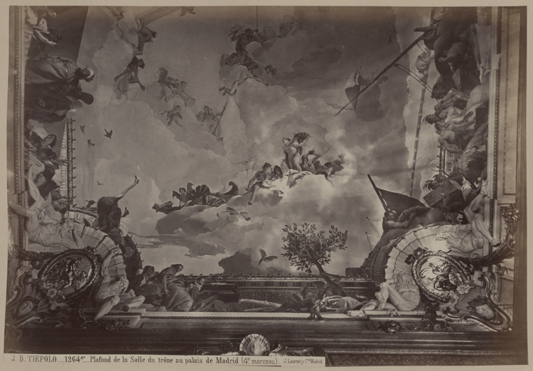 Plafond de la salle du trône : quatrième partie