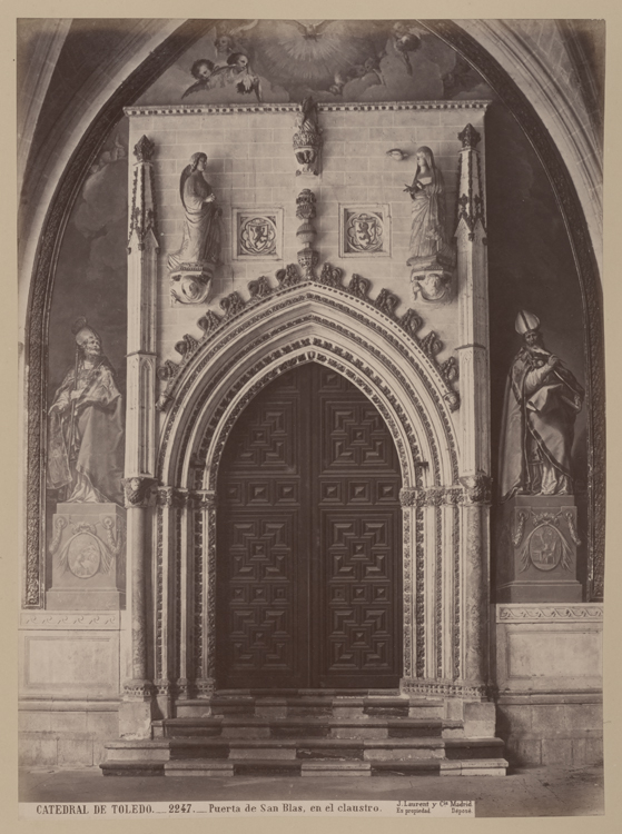 Cloître : Porte de saint Blaise (San Blas)
