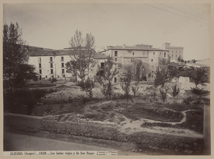 Vue d’ensemble de la partie ancienne des bains