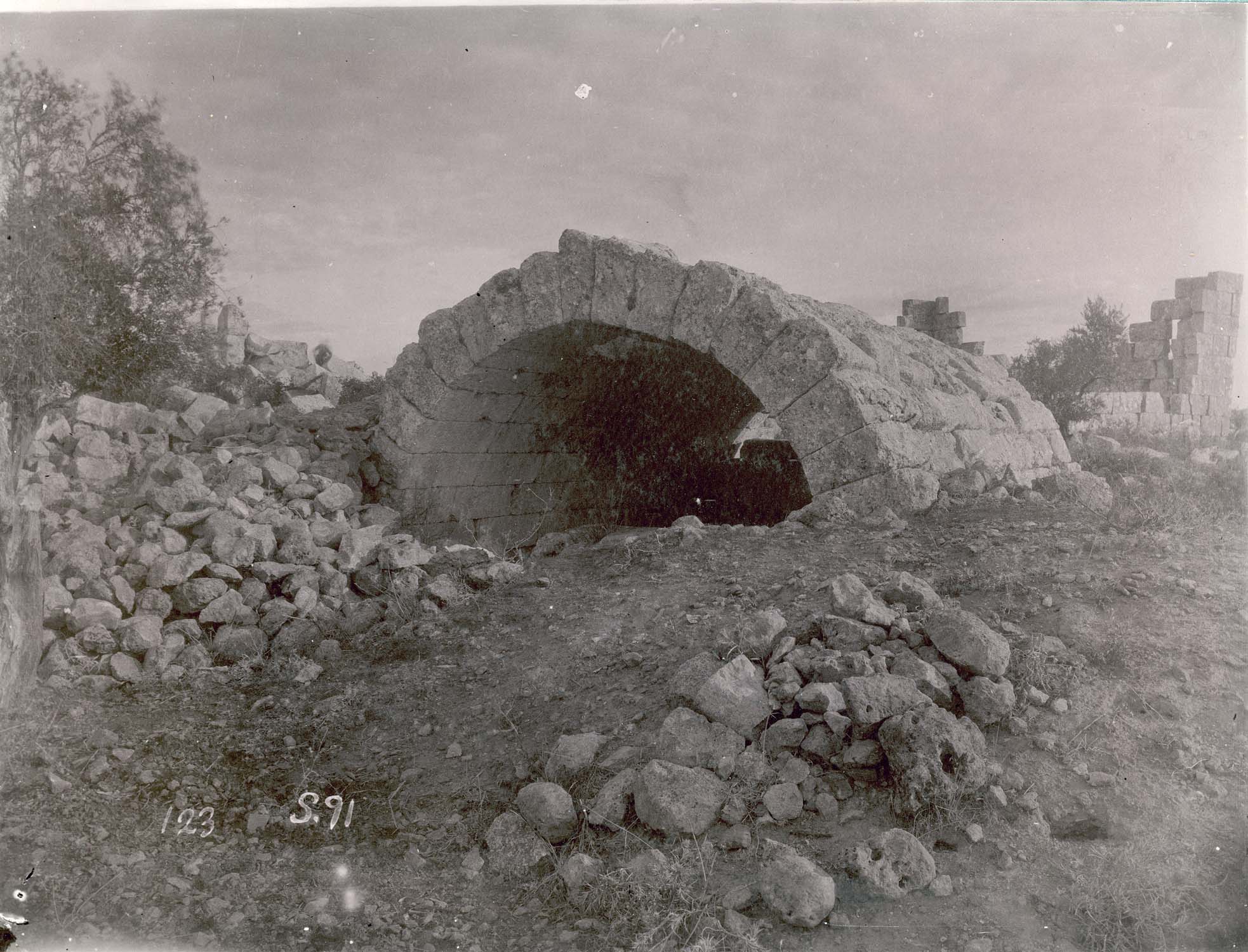 Vue générale de la construction
