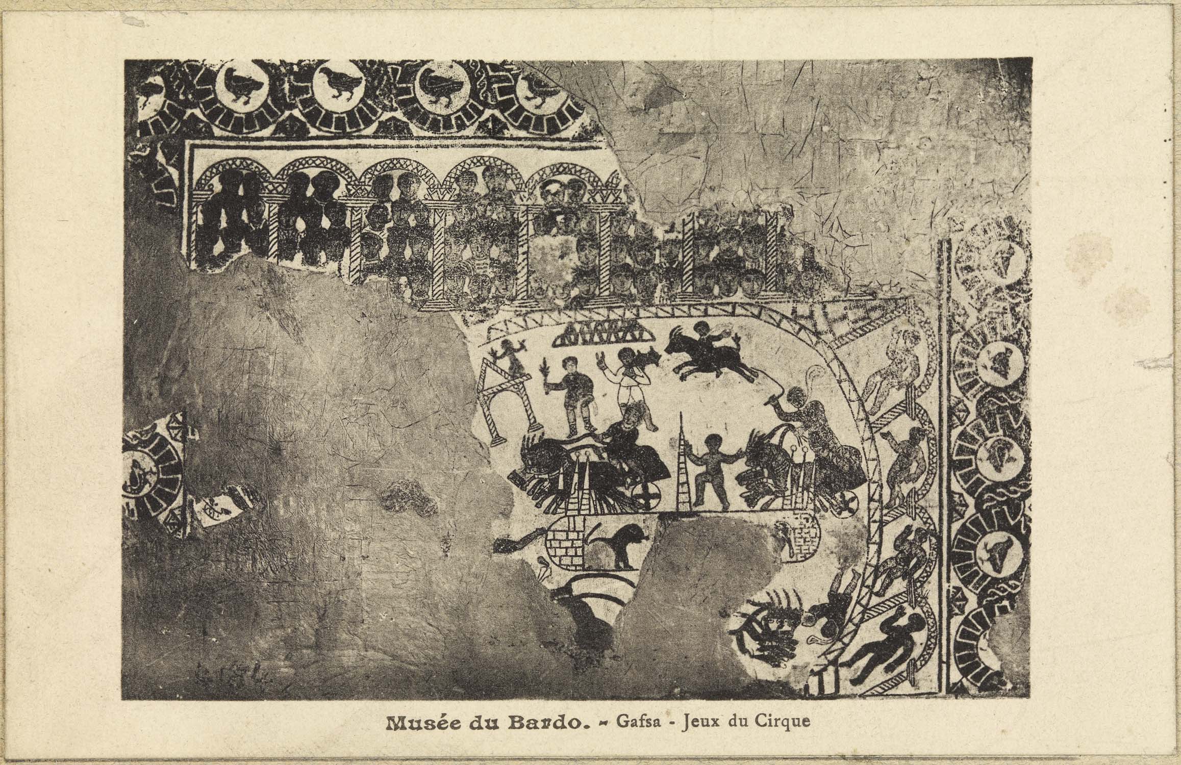 Mosaïque : jeux du cirque