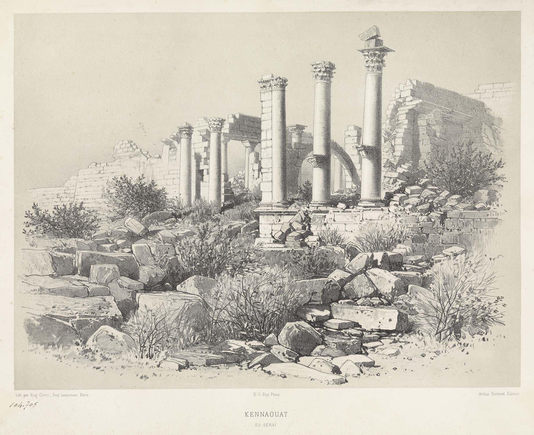 Gravure : vestiges