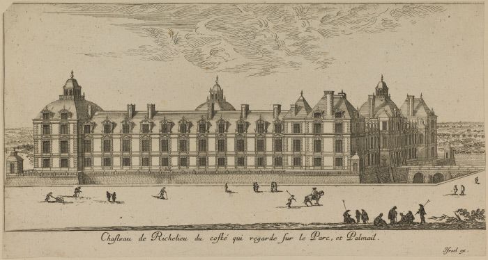 Eau-forte : Château de Richelieu