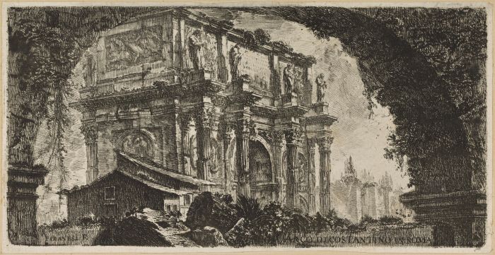 Eau-forte :  Arc de Constantin
