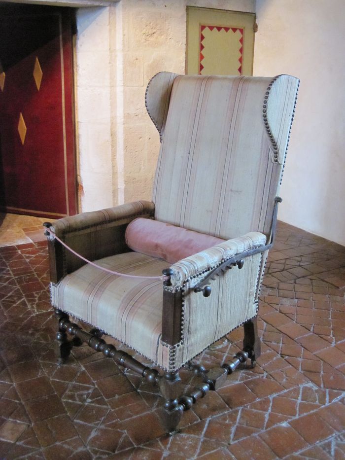 Fauteuil de malade à bascule