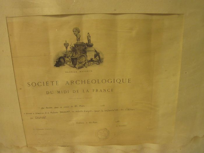 Document imprimé : Récompense de la Société archéologique du Midi de la France