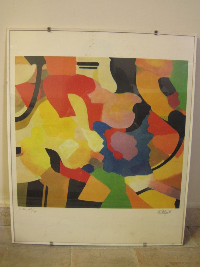 Lithographie : Sans titre [Composition]
