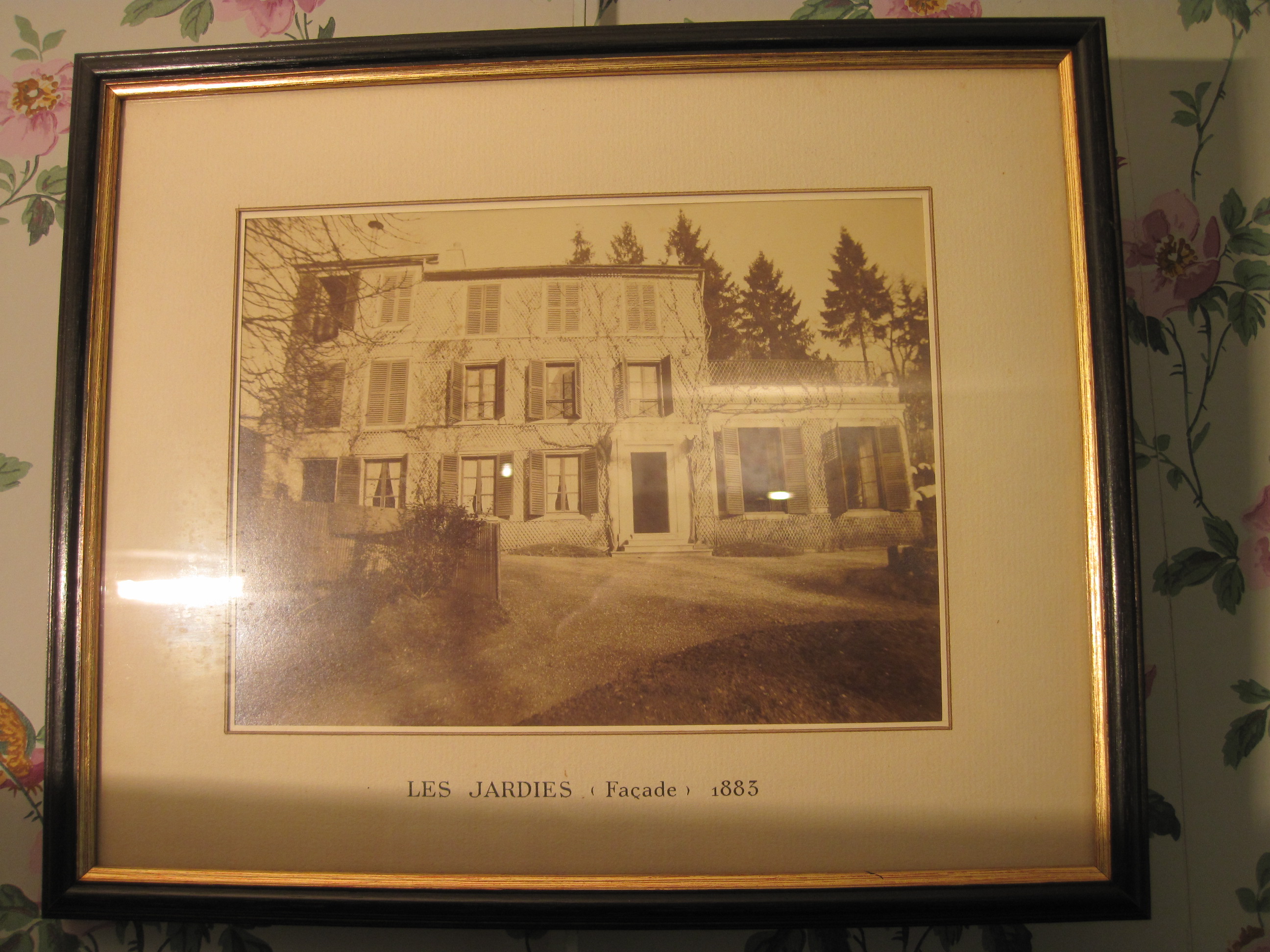 Photographie : façade Maison des Jardies 1883