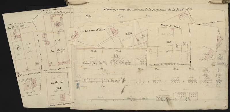 plan-relief de Toul, cahier de développement F : campagne