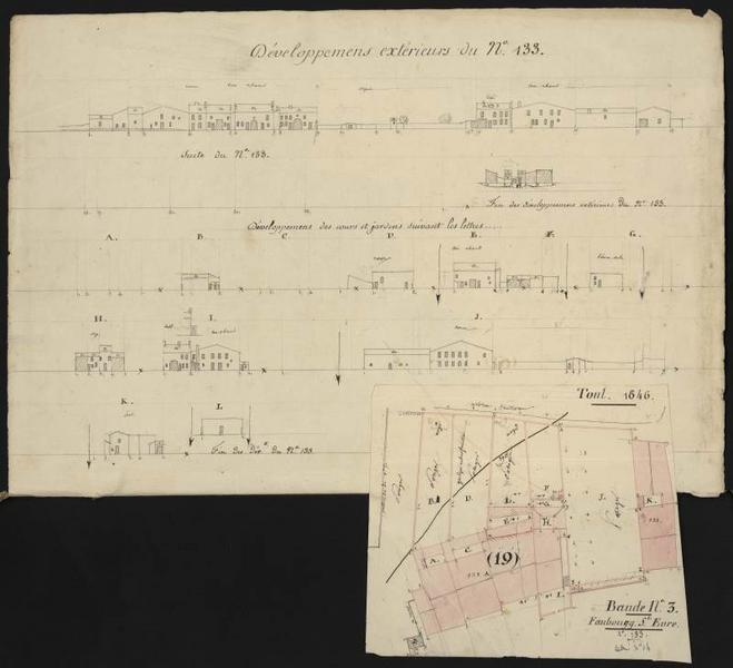 plan-relief de Toul, cahier de développement F : campagne