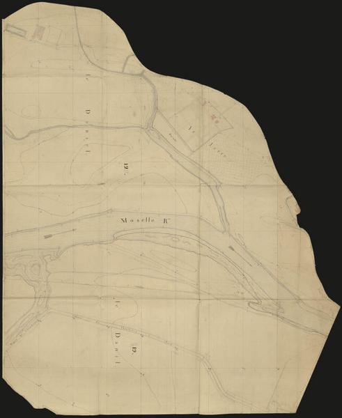 plan-relief de Toul, épure 19 : campagne