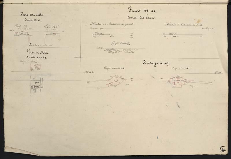 plan-relief de Toul, cahier de développement A : fortifications