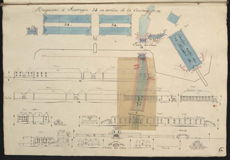 plan-relief de Toul, cahier de développement B : bâtiments militaires