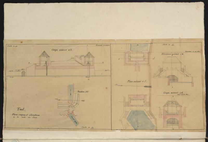 plan-relief de Toul, cahier de développement B : bâtiments militaires