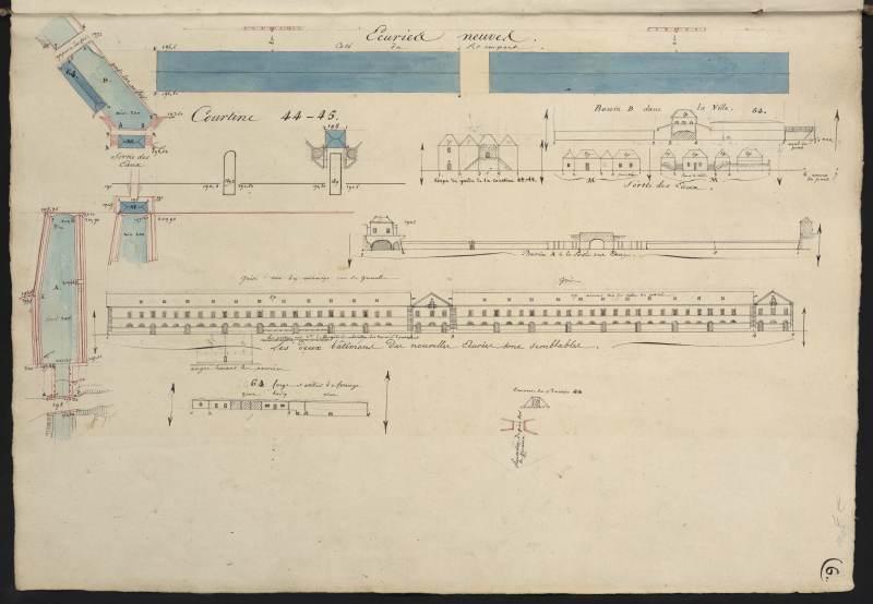 plan-relief de Toul, cahier de développement B : bâtiments militaires