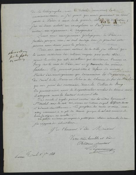 document manuscrit : fortifications