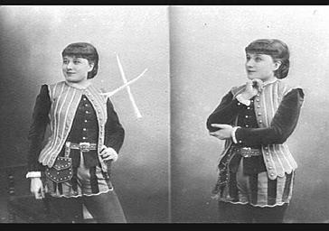 Marguerite Ugalde (Marie Varcollier, dite), dans 'L'Oiseau Bleu'