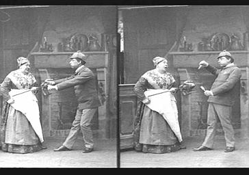 Mme Mathilde et M. Raymond , dans 'Cocard et Bicoquet'