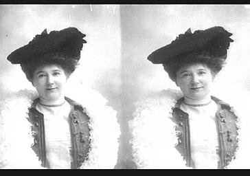 Mademoiselle Lina, avec un chapeau 'Camille Roger'