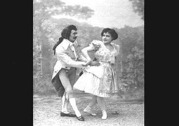 Rosita Mauri et M. Hansen , dans 'L'Etoile'
