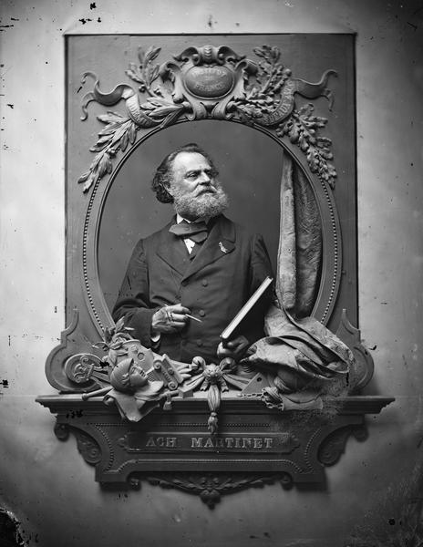 Achille Martinet, dessinateur et graveur. Membre de l'Académie des Beaux-Arts (élu en 1857)