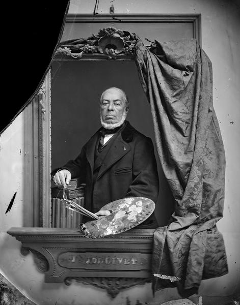 Pierre Jules Jollivet, peintre  d'histoire, de genre et de natures mortes, lithographe