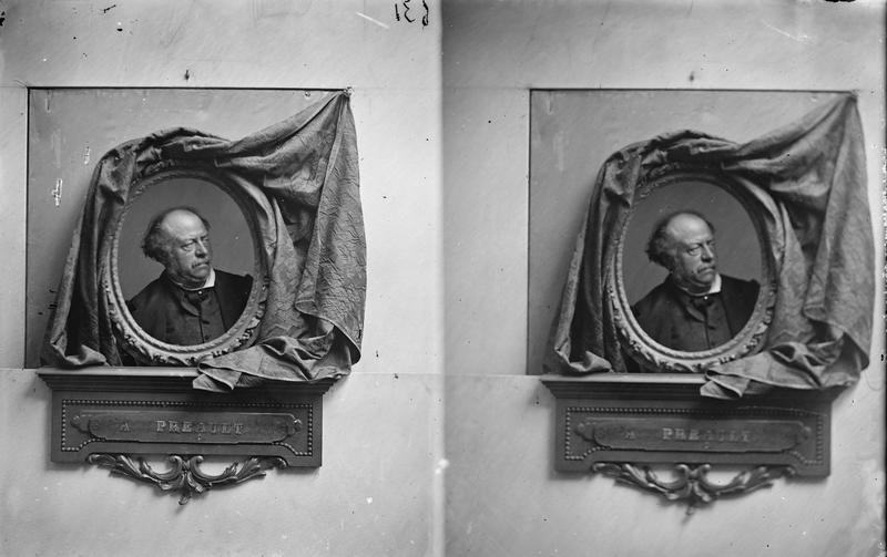 Antoine-Augustin Préault, dit Auguste Préault, sculpteur et graveur-médailleur. Chevalier de la Légion d'honneur en 1870.